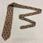Brooks Brothers Men's Multicolor Toucan Print 100% Silk Necktie Handmade In USA