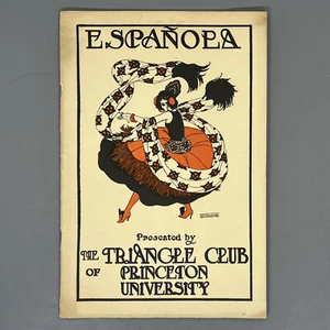 ESPANOLA - 1921 Program of Spanish Melo-Farce w/ Music - PRINCETON TRIANGLE CLUB - Bild 1 von 8