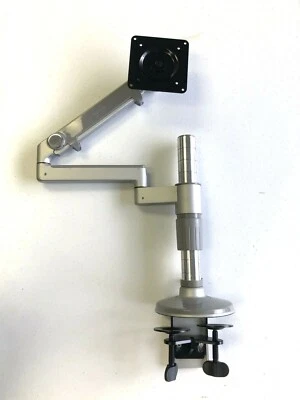 HumanScale M2 M/FLEX Single Monitor Arm Straight Link 12" Post CLAMP MOUNT - Image 1 of 4