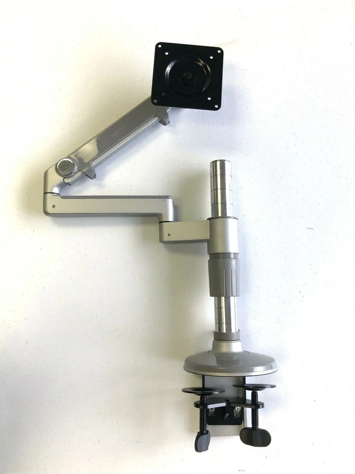 HumanScale M2 M/FLEX Single Monitor Arm Straight Link 12" Post CLAMP MOUNT - Image 1 of 4