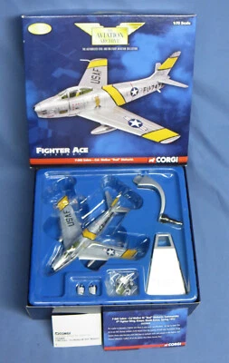 Rare Corgi 1:72 Fighter Ace Diecast Col Walker Bud Mahurin F-86E Sabre Plane MIB - Image 1 of 4
