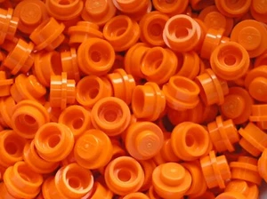 20 Orange round Plates 1 x 1 ref 4073 LEGO / Sets 7644 8076 4048 7649 7739 5517 - Imagen 1 de 1