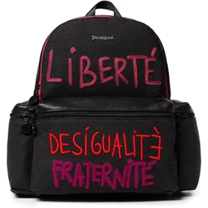 Desigual Mochila Mini Back Revolution Negra 30x25x15cm 19WAKP12 Mujer Regalo New - Imagen 1 de 6