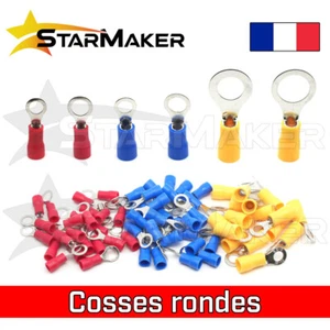 Cosse électrique à sertir cosse ronde isolée RV - 0.5 à 6 mm² - Trou 3 à 10mm - Afbeelding 1 van 5