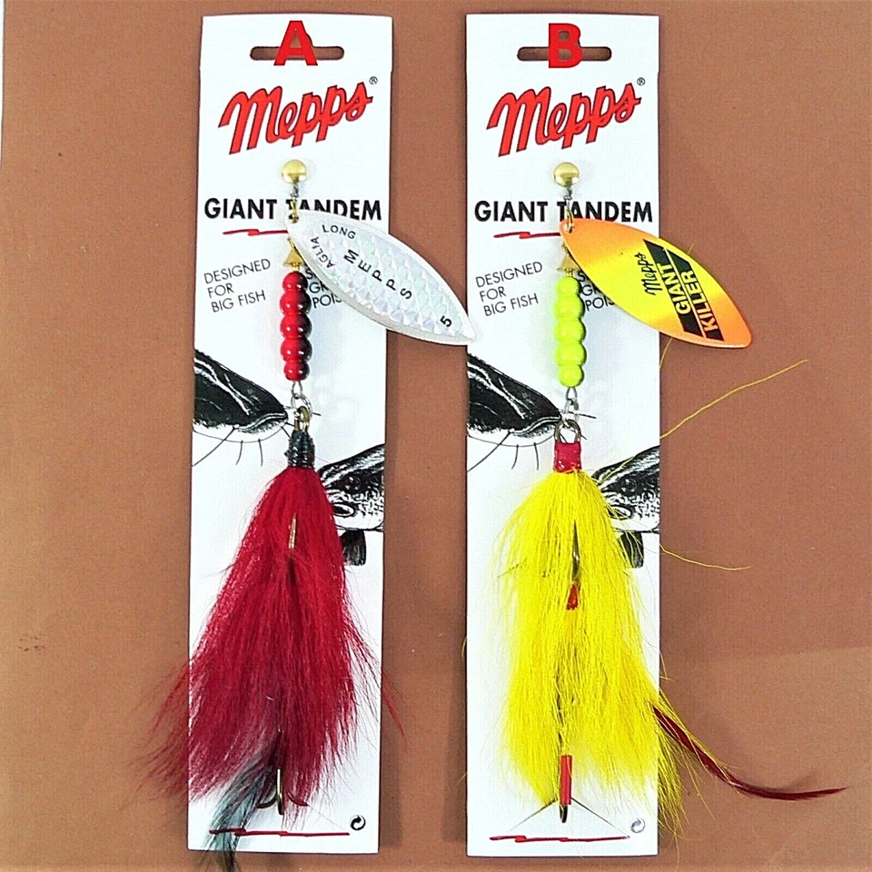 TOP Angebot! Spinner MEPPS Giant TANDEM 45g Buntfarben Hecht- Wels-Kunstköder  - Bild 1 von 1