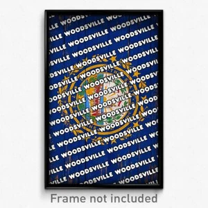 Woodsville New Hampshire Poster (NH City Souvenir 11x17 Town Print) - Picture 1 of 1