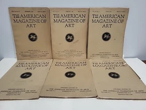 Lot of 6 - The Magazine of American Art 1923-1929 Federation of Arts Illustrated - Picture 1 of 9