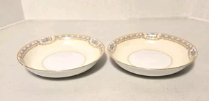 Set of 2 Noritake China Stratford "M" #3709 Soup Bowl Replacements - 1930s - Picture 1 of 5