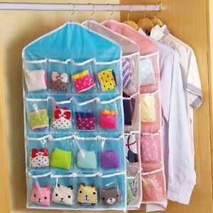 Hanging Shoe Organizer 16 Pockets Over the Door Storage Bag Holder Rack Closet