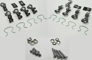 (38PCS) DOOR OPENING ROD/KNOB HARDWARE FOR '68-'82 C3 CORVETTE STINGRAY CONV ETC - Picture 1 of 9