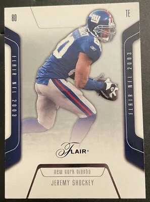 2003 Flair #30 Jeremy Shockey (Giants) - Image 1 of 2