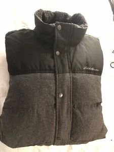 Men’s Black And Faded Black Eddie Bauer Winter Coat. - Picture 1 of 13