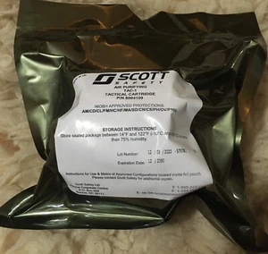 Scott CFR22 TAC-1 Filter Exp 2030 40mm Foil Seal Nuclear Riot S10 FM12 Mask NBC - Picture 1 of 11