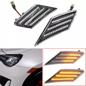 2x Luz LED Marcador Lateral Secuencial para Scion FR-S Subaru BRZ Toyota FT86 GT86 - Imagen 1 de 10