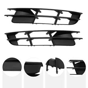 1 Pair Fog Light Grille Cover Trims Left+Right For Audi Q7 2006 2007 2008 2009 - Picture 1 of 20
