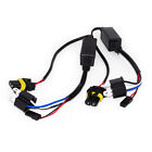 2* H4 Relay Wiring Plugs System fr Hi/Lo HID Bi-Xenon Kit Harness Controller Ave