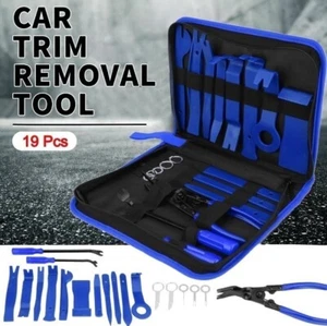 19 Pcs Car Trim Removal Pry Tool Molding Kit Panel Door Dash Interior Clip Set - Picture 1 of 14