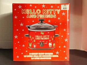 Hello Kitty Christmas Edition 2 Quart Slow Cooker Holiday Design Red New - Picture 1 of 5