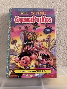 R. L. Stine Garbage Pail Kids Thrills And Chills Signed - Picture 1 of 1