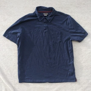 Atlas für Herren marineblau 3 Tasten Polo normale Passform mit Tasche - 2XL - Bild 1 von 5