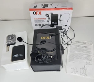 QFX M-309 Two Wireless Microphones Karaoke/PA System Lapel Mic Headset Mic - Picture 1 of 12