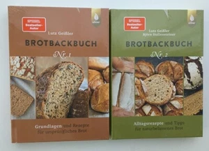 Lutz Geißler - Brotbackbuch Nr. 1  und 2 - Gebunden - 2 Bände im Set - Neu - Bild 1 von 1