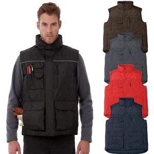 Herren Arbeitsweste Arbeits weste wasserdicht winddicht Übergröße Größe S-4XL - Bild 1 von 7
