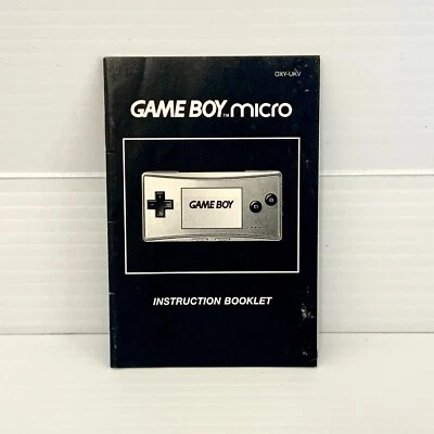 Nintendo Game Boy Micro Console Instruction Manual Only - Free Postage - Image 1 of 2