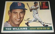  1955 TOPPS BASEBALL #2 TED WILLIAMS *VG or BETTER* BOSTON RED SOX