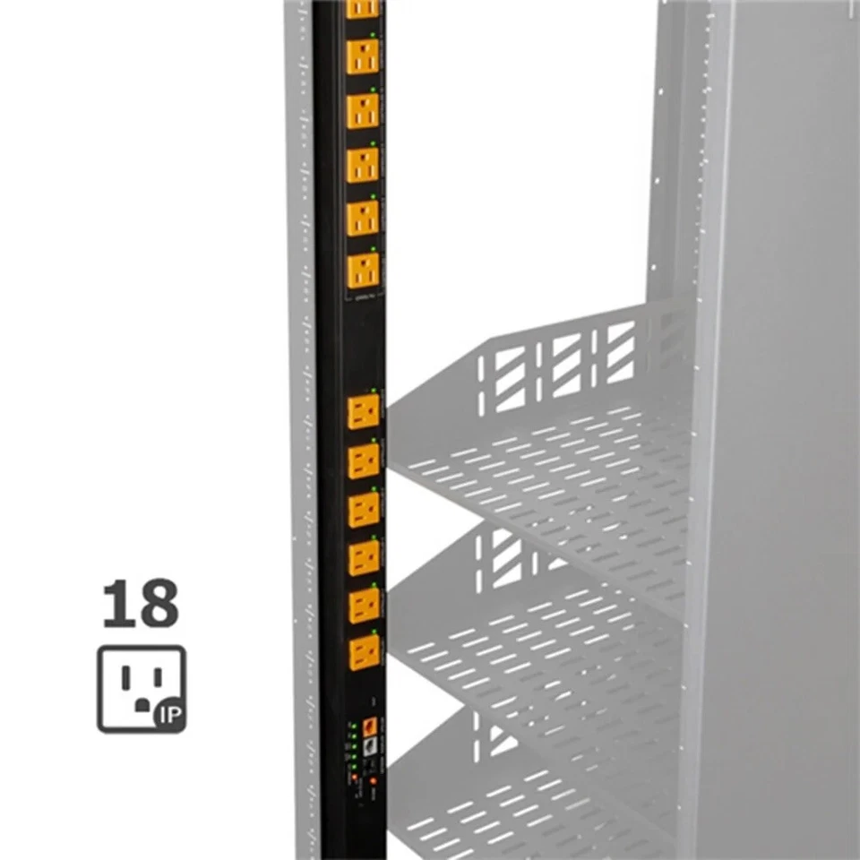 WattBox WB-800VPS-IPVM-18 - IP Vertical Power Strip, 18 Controlled Outlets - Image 1 of 1