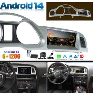 Für Audi A6 C6 4F MMI 2G 2005-2009 DAB+ 8 Kerne Android14 Autoradio GPS NAVI DSP - Bild 1 von 19
