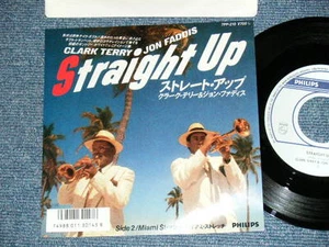 CLARK TERRY & JOHN FADDIS Japan 1986 PROMO NM 7"45 STRAIGHT UP  - Picture 1 of 6
