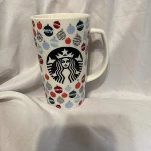 Starbucks 2016 Christmas Holiday Jingle Ball Ornament Coffee Cup Tall Mug 16 oz - Picture 1 of 4