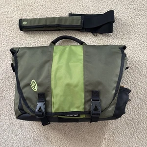 Timbuk2 Clásico Mensajero Bandolera Bolso para Laptop Viaje Verde Oliva Gris - Imagen 1 de 15