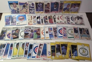 1987 1988 1989 1990 1991 Fleer Baseball Wax Box Bottom 59 Card Lot Many Diff. - Bild 1 von 8