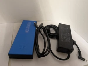 HP ELITE USB-C DOCK G4 + CAVO USB-C + ALIMENTATORE ORIGINALE HP 90W (BLUE TIP) - Imagen 1 de 5