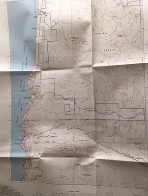 Map- USGS Topographic Map- 7.5 Min- Yachats, Oregon 2009 - Image 1 of 4