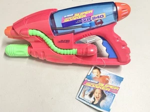 Vintage 1999 Larami Super Soaker XP 240 Squirt Water Toy Blaster Red w/ Tags - Picture 1 of 6