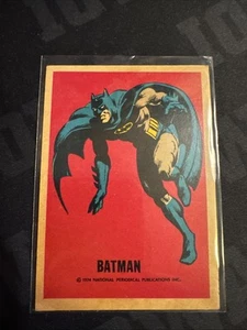 1974 BATMAN NATIONAL PERIODICAL WONDER BREAD CARD. - Picture 1 of 7