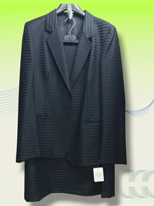 Traje de invierno vintage de 2 piezas para mujer blazer y falda de lana pura IT 44/50 - US 6 14 - Imagen 1 de 15