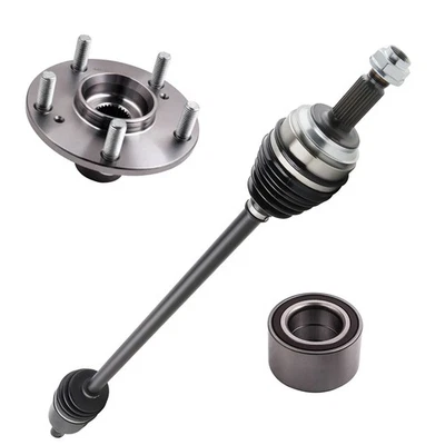 Front CV Axle Shaft+Wheel Hubs Bearings for Honda Civic 1.8L EX DX LX GX 2006-11 - Image 1 of 4