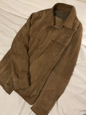 Massimo Dutti suede jacket mens (large) - Image 1 of 4