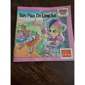 Complete Set 1988 3 McDonalds Muppet Babies Kermit Miss Piggy Fozzie Books - Foto 1 di 6