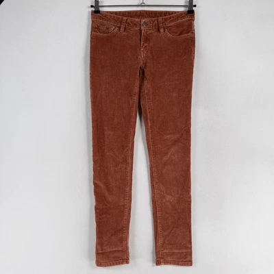Patagonia Pants Womens 28 Copper Brown Corduroy Organic Cotton Skinny Low Rise - Image 1 of 4