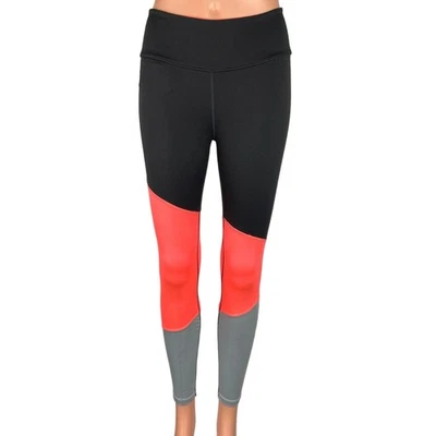H&M Sport Multicolor Activewear Colorblock Mid Rise Athletic Fitness Leggings S - Image 1 of 4