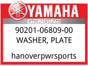 Yamaha OEM Part 90201-06809-00 WASHER, PLATE - Picture 1 of 1