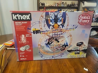 K'NEX Thrill Rides Bionic Blast Roller Coaster Building Set New - Image 1 of 2