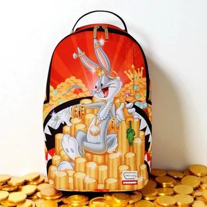 SPRAYGROUND LOONEY TUNES BUGS BILLIONAIRE DLXR BACKPACK BUGS BUNNY LIMITED NEW - Picture 1 of 6
