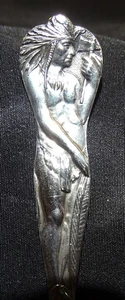 Spokan Washington, Spokan Falls 5" Sterling Souvenir Löffel 0,53 Unzen - Bild 1 von 5