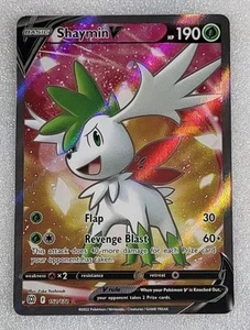 Shaymin V 152/172 quasi nuovo/m SwSh stelle brillanti full art Pokemon TCG - Foto 1 di 2
